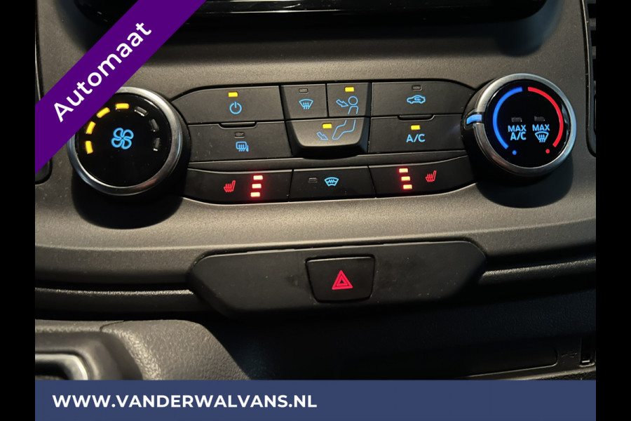 Ford Transit Custom 2.0 TDCI 130pk Automaat L1H1 Euro6 Airco | LED | Apple Carplay | Cruisecontrol | Trekhaak Parkeersensoren, Stoelverwarming, Verwarmde voorruit, Dakdragers