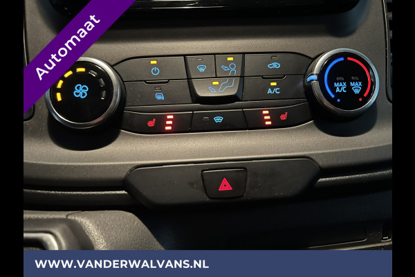 Ford Transit Custom 2.0 TDCI 130pk Automaat L1H1 Euro6 Airco | LED | Apple Carplay | Cruisecontrol | Trekhaak Parkeersensoren, Stoelverwarming, Verwarmde voorruit, Dakdragers