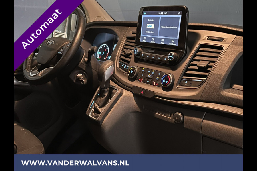 Ford Transit Custom 2.0 TDCI 130pk Automaat L1H1 Euro6 Airco | LED | Apple Carplay | Cruisecontrol | Trekhaak Parkeersensoren, Stoelverwarming, Verwarmde voorruit, Dakdragers