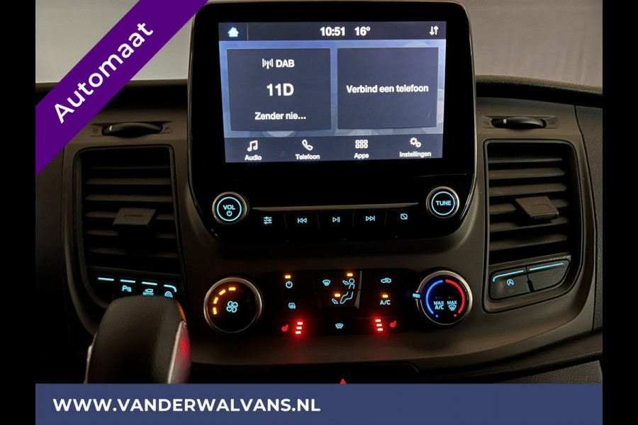 Ford Transit Custom 2.0 TDCI 130pk Automaat L1H1 Euro6 Airco | LED | Apple Carplay | Cruisecontrol | Trekhaak Parkeersensoren, Stoelverwarming, Verwarmde voorruit, Dakdragers