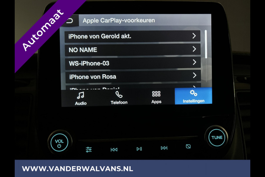 Ford Transit Custom 2.0 TDCI 130pk Automaat L1H1 Euro6 Airco | LED | Apple Carplay | Cruisecontrol | Trekhaak Parkeersensoren, Stoelverwarming, Verwarmde voorruit, Dakdragers