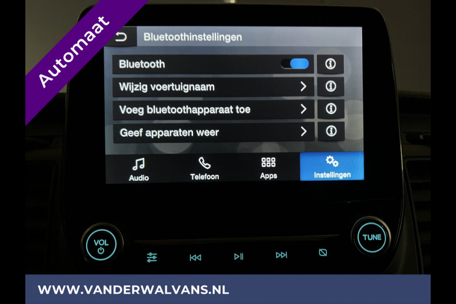 Ford Transit Custom 2.0 TDCI 130pk Automaat L1H1 Euro6 Airco | LED | Apple Carplay | Cruisecontrol | Trekhaak Parkeersensoren, Stoelverwarming, Verwarmde voorruit, Dakdragers