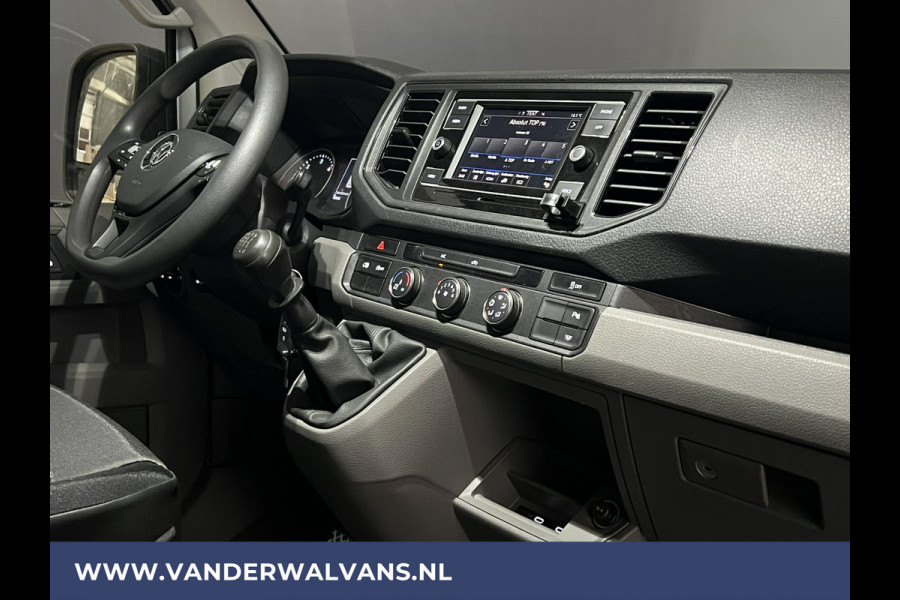Volkswagen Crafter 2.0 TDI 141pk L3H3 L2H2 Euro6 Airco | Camera | Apple Carplay | Android Auto | Cruisecontrol Parkeersensoren, Bijrijdersbank