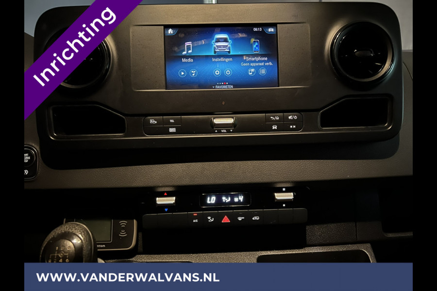 Mercedes-Benz Sprinter 316 CDI 164pk 3500kg Trekhaak L2H1 inrichting Euro6 Airco | Omvormer | Camera Apple Carplay, Android Auto, Cruisecontrol, Parkeersensoren