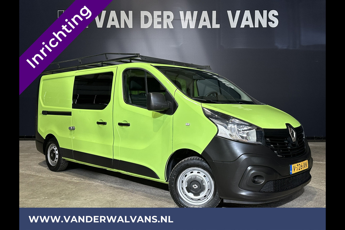 Renault Trafic 1.6 dCi L2H1 inrichting Euro6 Airco | Imperiaal | Trekhaak | Navigatie | Parkeersensoren Bijrijdersbank Renault Trafic 1.6 dCi L2H1 inrichting Euro6 Airco | Imperiaal | Trekhaak | Navigatie | Parkeersensoren Bijrijdersbank