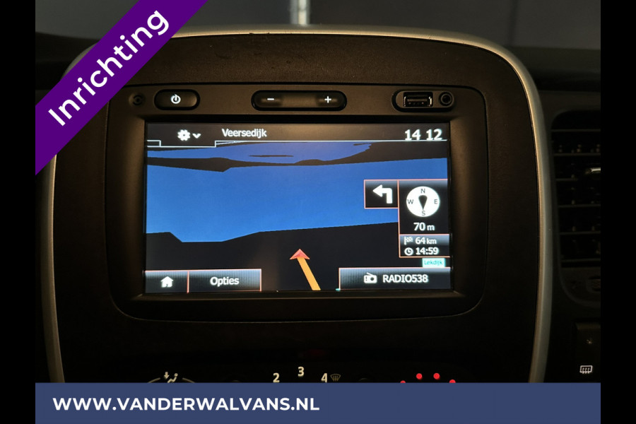 Renault Trafic 1.6 dCi L2H1 inrichting Euro6 Airco | Imperiaal | Trekhaak | Navigatie | Parkeersensoren Bijrijdersbank