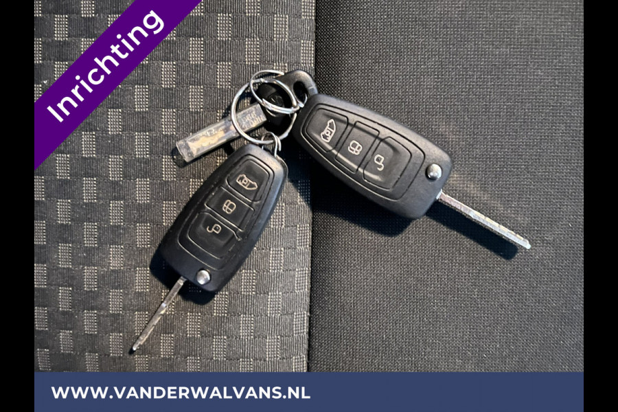 Ford Transit Custom 2.0 TDCI 130pk L2H1 Euro6 inrichting Airco | 2800kg trekhaak | LED | Omvormer | Camera Apple Carplay, Cruisecontrol, Verwarmde voorruit, Stoelverwarming, Parkeersensoren, Bijrijdersbank