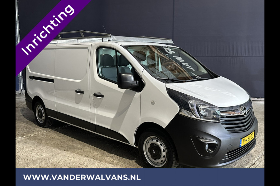 Opel Vivaro 1.6 CDTI 126pk L2H1 inrichting Euro6 Airco | Camera | Navigatie | Imperiaal | Trekhaak Cruisecontrol, Parkeersensoren, LED, Bijrijdersbank