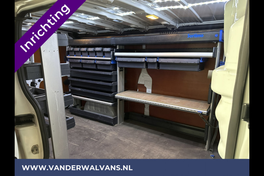 Opel Vivaro 1.6 CDTI 125 pk L2H1 inrichting Euro6 Airco | Camera | Navigatie | Imperiaal | Trekhaak | Cruisecontrol Parkeersensoren, Bijrijdersbank