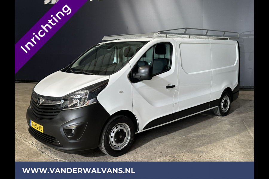 Opel Vivaro 1.6 CDTI 125 pk L2H1 inrichting Euro6 Airco | Camera | Navigatie | Imperiaal | Trekhaak | Cruisecontrol Parkeersensoren, Bijrijdersbank