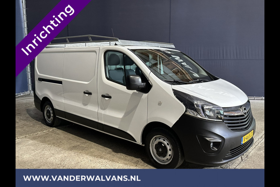 Opel Vivaro 1.6 CDTI 125 pk L2H1 inrichting Euro6 Airco | Camera | Navigatie | Imperiaal | Trekhaak | Cruisecontrol Parkeersensoren, Bijrijdersbank