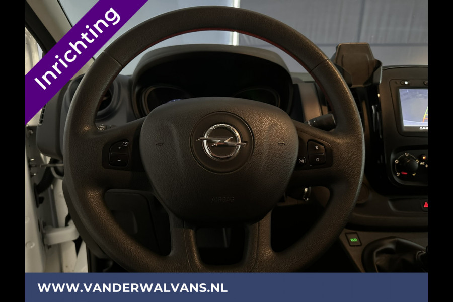 Opel Vivaro 1.6 CDTI 125 pk L2H1 inrichting Euro6 Airco | Camera | Navigatie | Imperiaal | Trekhaak | Cruisecontrol Parkeersensoren, Bijrijdersbank