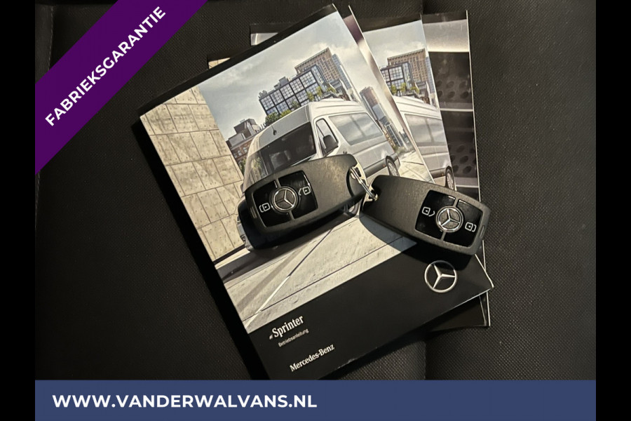 Mercedes-Benz Sprinter 317 CDI 170pk L3H2 Fabrieksgarantie Euro6 Airco | Camera | Apple Carplay | Cruisecontrol Android Auto, Parkeersensoren, Stoelverwarming, Bijrijdersbank