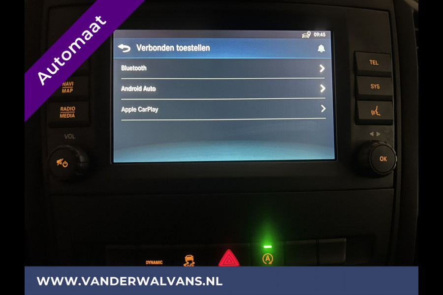 Mercedes-Benz Vito 116 CDI 163 pk 9G Tronic Automaat L3H1 XL Fabrieksgarantie Euro6 Airco | LED | Camera cruisecontrol, parkeersensoren, Apple Carplay, Android auto, 2500kg Trekhaak, bijrijdersbank