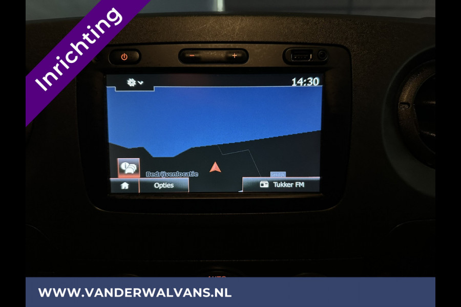 Opel Movano 2.3 CDTI 145pk L2H2 inrichting Euro6 ** Airco | Omvormer | Navigatie | Imperiaal | Camera | Trap Cruisecontrol, 2500kg Trekhaak, Parkeersensoren, Bijrijdersbank