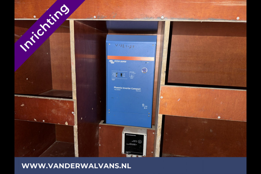 Opel Movano 2.3 CDTI 145pk L2H2 inrichting Euro6 ** Airco | Omvormer | Navigatie | Imperiaal | Camera | Trap Cruisecontrol, 2500kg Trekhaak, Parkeersensoren, Bijrijdersbank