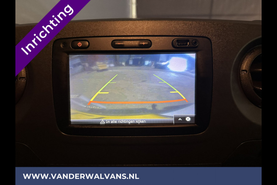 Opel Movano 2.3 CDTI 145pk L2H2 inrichting Euro6 ** Airco | Omvormer | Navigatie | Imperiaal | Camera | Trap Cruisecontrol, 2500kg Trekhaak, Parkeersensoren, Bijrijdersbank