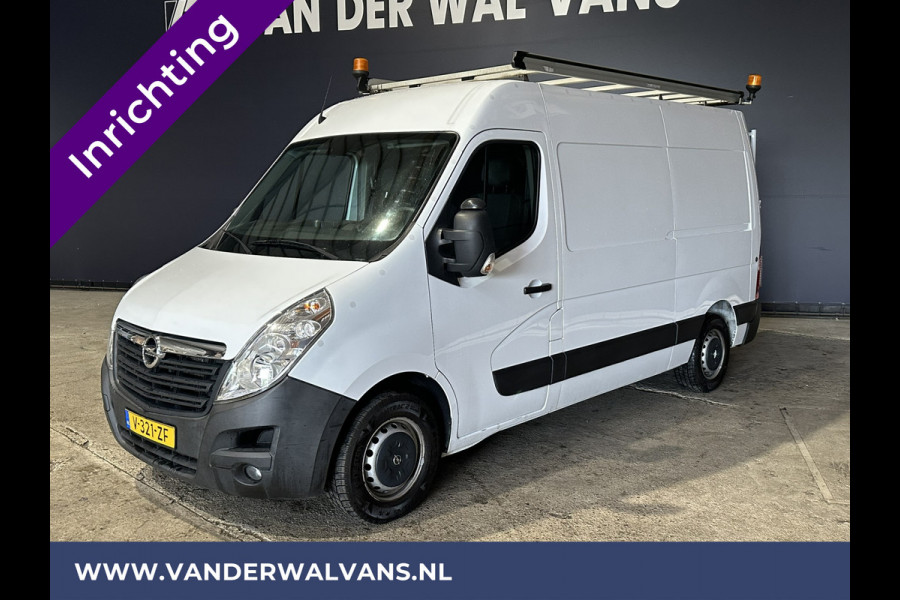 Opel Movano 2.3 CDTI 145pk L2H2 inrichting Euro6 ** Airco | Omvormer | Navigatie | Imperiaal | Camera | Trap Cruisecontrol, 2500kg Trekhaak, Parkeersensoren, Bijrijdersbank
