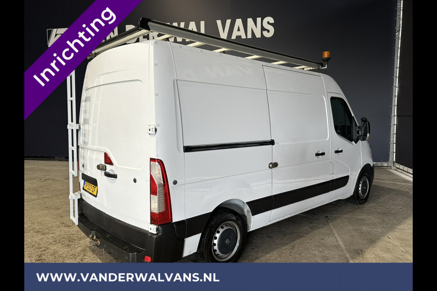 Opel Movano 2.3 CDTI 145pk L2H2 inrichting Euro6 ** Airco | Omvormer | Navigatie | Imperiaal | Camera | Trap Cruisecontrol, 2500kg Trekhaak, Parkeersensoren, Bijrijdersbank