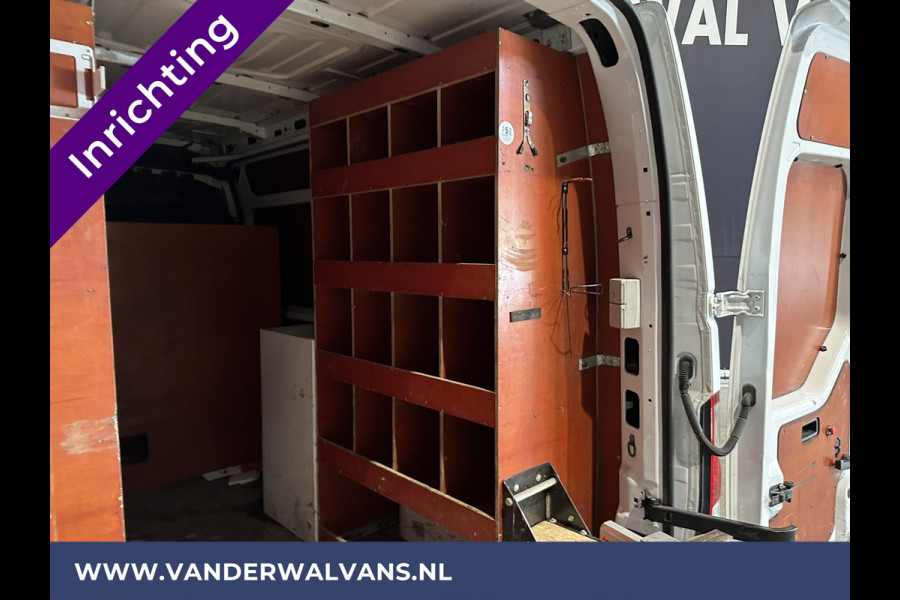 Opel Movano 2.3 CDTI 145pk L2H2 inrichting Euro6 ** Airco | Omvormer | Navigatie | Imperiaal | Camera | Trap Cruisecontrol, 2500kg Trekhaak, Parkeersensoren, Bijrijdersbank