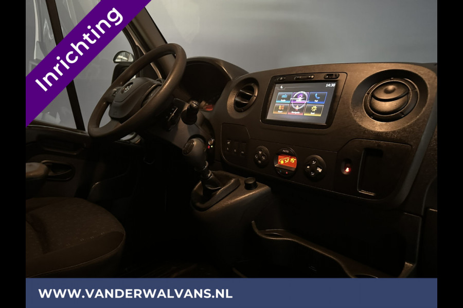 Opel Movano 2.3 CDTI 145pk L2H2 inrichting Euro6 ** Airco | Omvormer | Navigatie | Imperiaal | Camera | Trap Cruisecontrol, 2500kg Trekhaak, Parkeersensoren, Bijrijdersbank