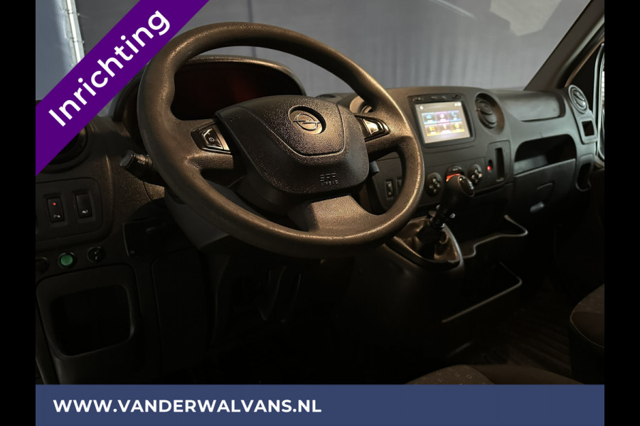 Opel Movano 2.3 CDTI 145pk L2H2 inrichting Euro6 ** Airco | Omvormer | Navigatie | Imperiaal | Camera | Trap Cruisecontrol, 2500kg Trekhaak, Parkeersensoren, Bijrijdersbank