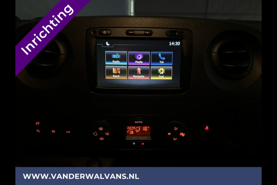 Opel Movano 2.3 CDTI 145pk L2H2 inrichting Euro6 ** Airco | Omvormer | Navigatie | Imperiaal | Camera | Trap Cruisecontrol, 2500kg Trekhaak, Parkeersensoren, Bijrijdersbank