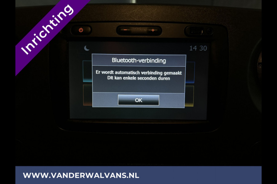 Opel Movano 2.3 CDTI 145pk L2H2 inrichting Euro6 ** Airco | Omvormer | Navigatie | Imperiaal | Camera | Trap Cruisecontrol, 2500kg Trekhaak, Parkeersensoren, Bijrijdersbank
