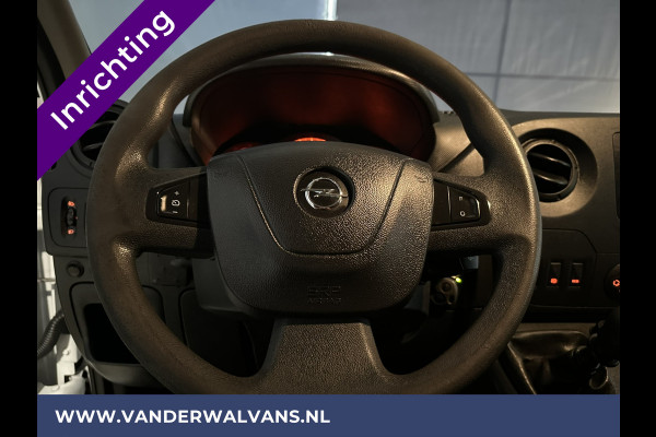 Opel Movano 2.3 CDTI 145pk L2H2 inrichting Euro6 ** Airco | Omvormer | Navigatie | Imperiaal | Camera | Trap Cruisecontrol, 2500kg Trekhaak, Parkeersensoren, Bijrijdersbank