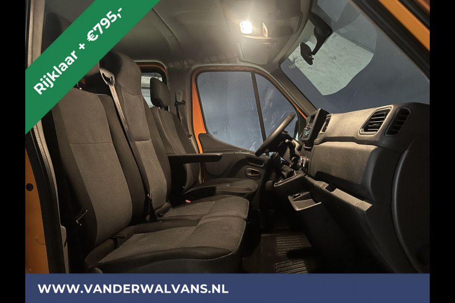 Renault Master 2.3 dCi 135 pk RIJKLAAR Pick up Open laadbak Dubbele cabine Euro6 Airco | 7-Zits | 2500kg Trekhaak Bluetooth-telefoonvoorbereiding