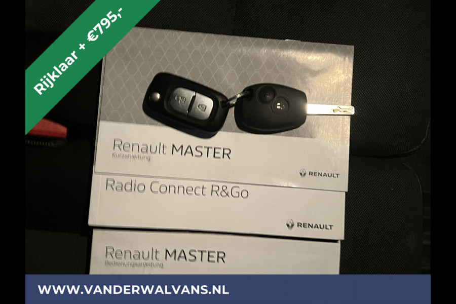 Renault Master 2.3 dCi 135 pk RIJKLAAR Pick up Open laadbak Dubbele cabine Euro6 Airco | 7-Zits | 2500kg Trekhaak Bluetooth-telefoonvoorbereiding