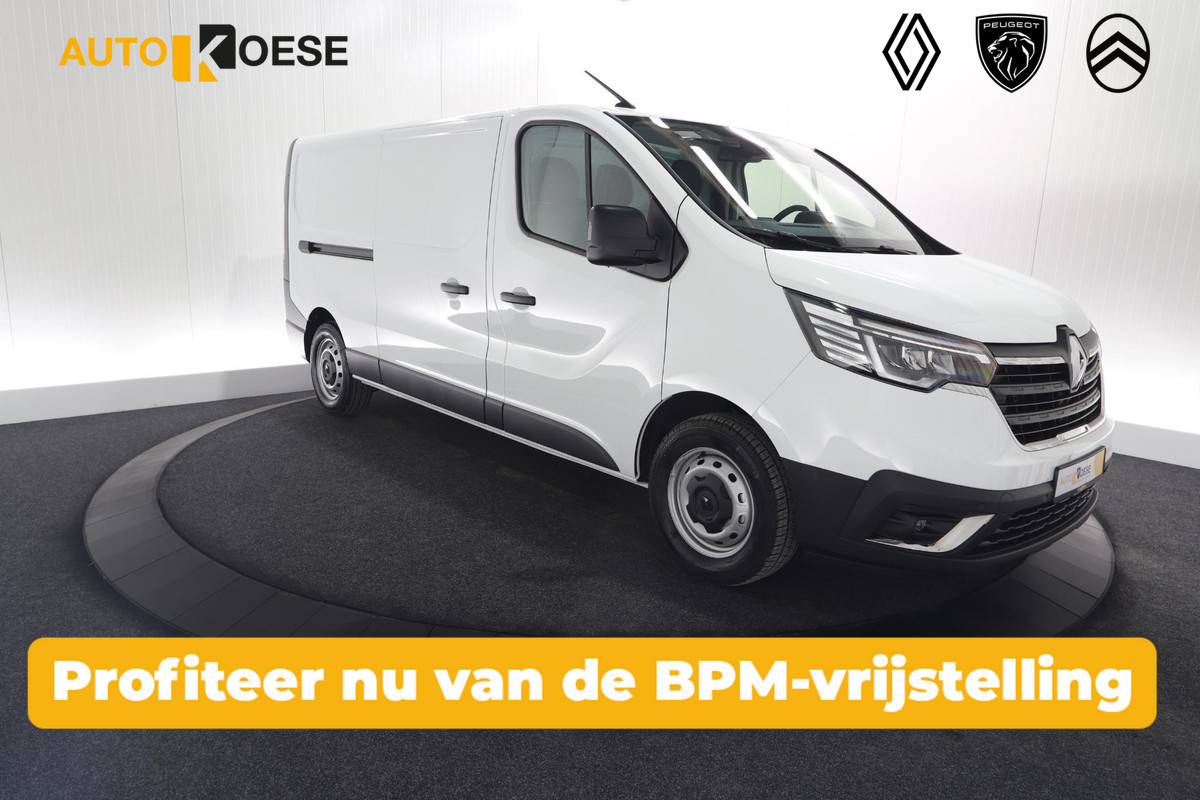 Renault Trafic 2.0 Blue dCi 150 T30 L2H1 Start | Trekhaak | Camera | Airco | Parkeersensoren | Stoelverwarming Renault Trafic 2.0 Blue dCi 150 T30 L2H1 Start | Trekhaak | Camera | Airco | Parkeersensoren | Stoelverwarming