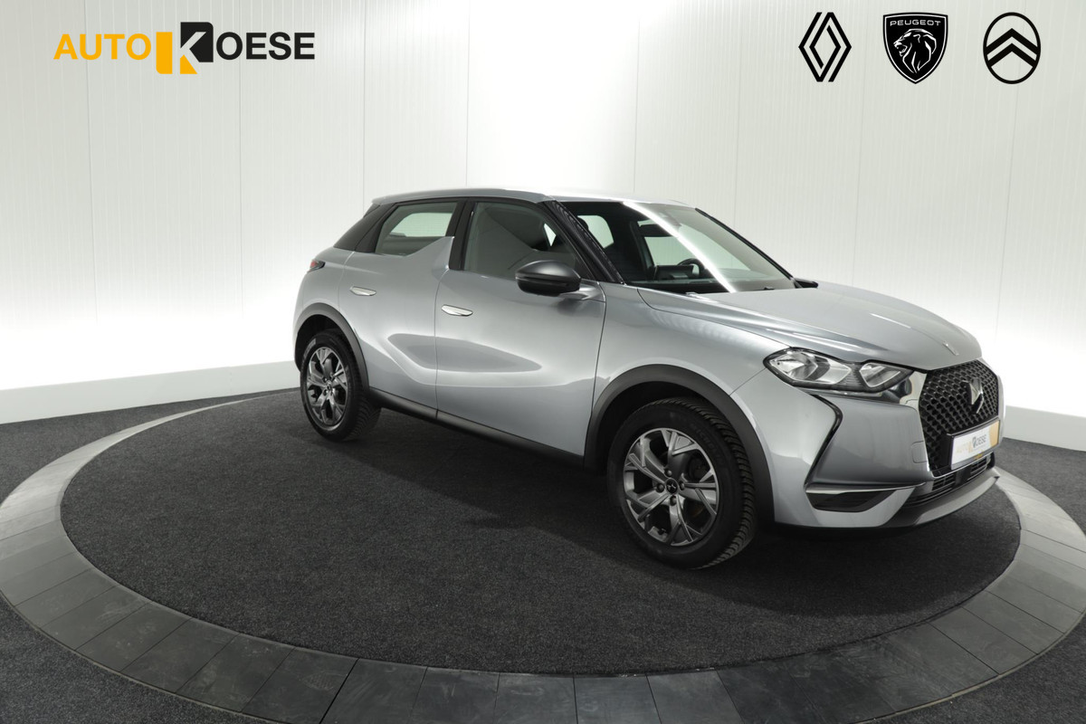 DS DS 3 Crossback PureTech 100 Montmartre | Parkeersensoren | Apple Carplay | Allseason Banden | Navigatie | Climate Control DS DS 3 Crossback PureTech 100 Montmartre | Parkeersensoren | Apple Carplay | Allseason Banden | Navigatie | Climate Control
