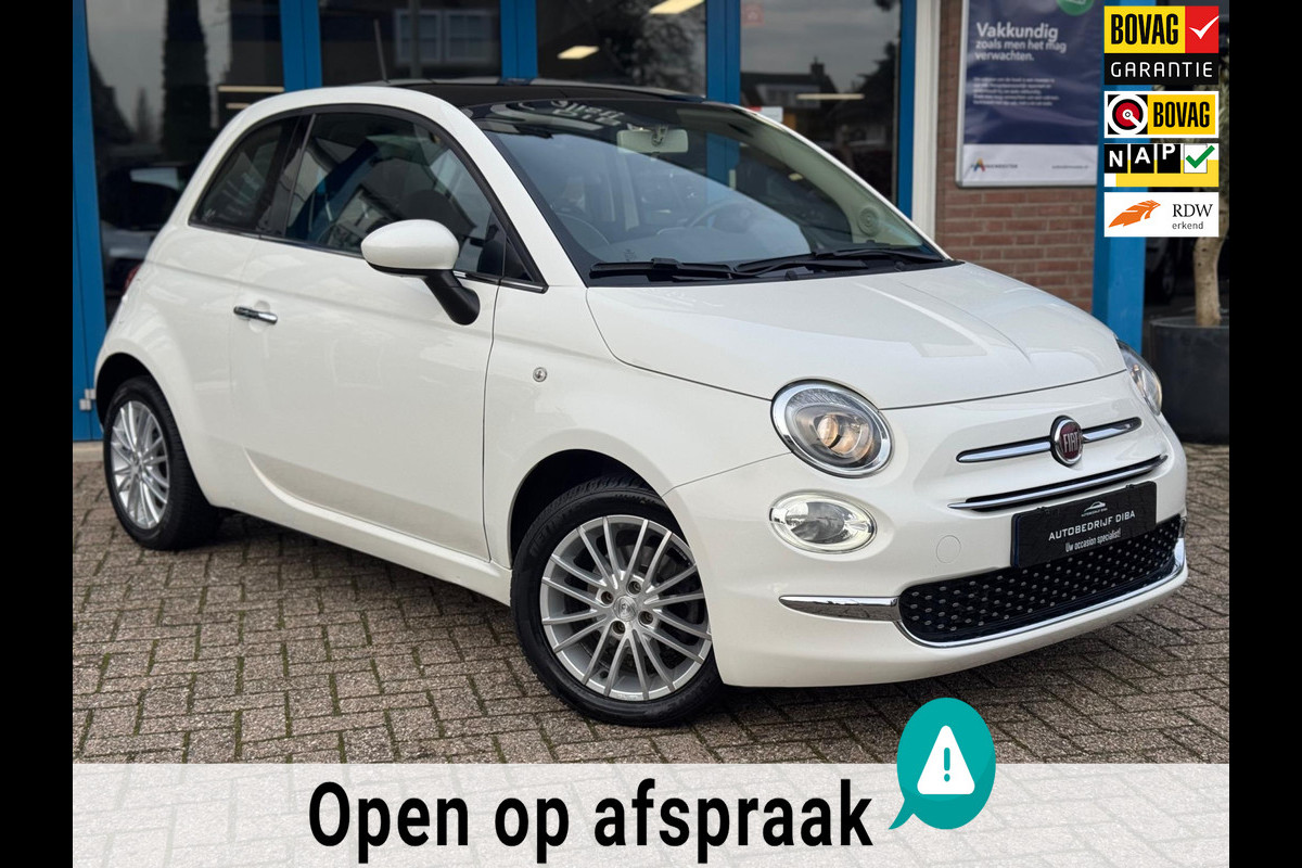 Fiat 500 0.9 TwinAir Turbo Lounge 2017 AIRCO CRUISE BT NAP! Fiat 500 0.9 TwinAir Turbo Lounge 2017 AIRCO CRUISE BT NAP!