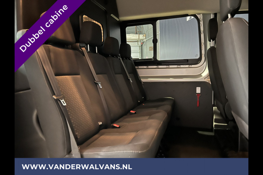 Ford Transit 2.0 TDCI 131pk L3H2 Dubbele Cabine Euro6 Airco | 6-Zits | LED | 2500kg Trekhaak | Cruisecontrol Verwarmde voorruit, Parkeersensoren
