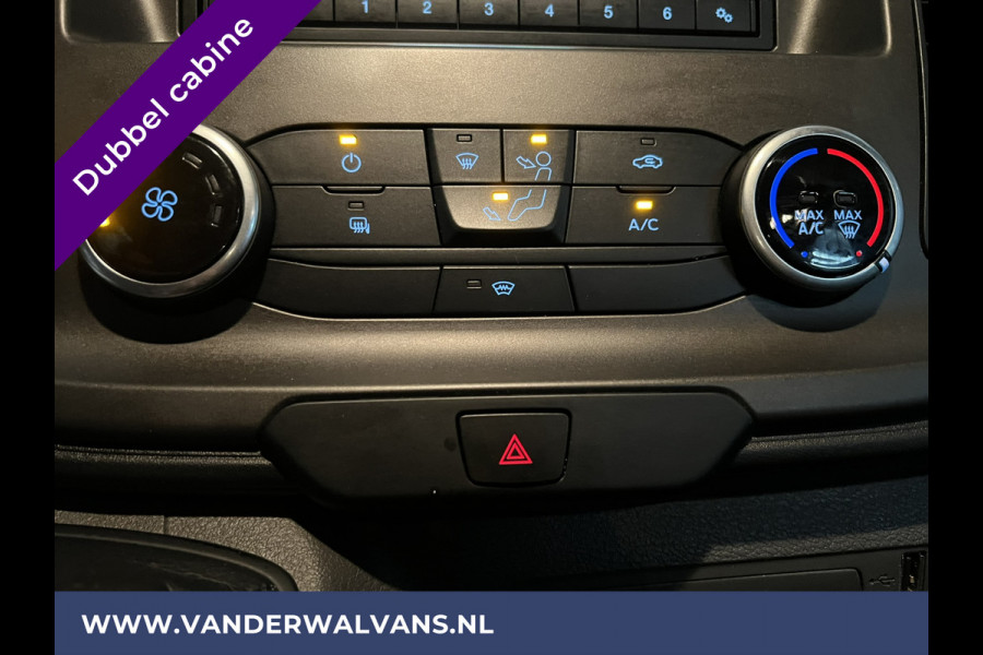 Ford Transit 2.0 TDCI 131pk L3H2 Dubbele Cabine Euro6 Airco | 6-Zits | LED | 2500kg Trekhaak | Cruisecontrol Verwarmde voorruit, Parkeersensoren