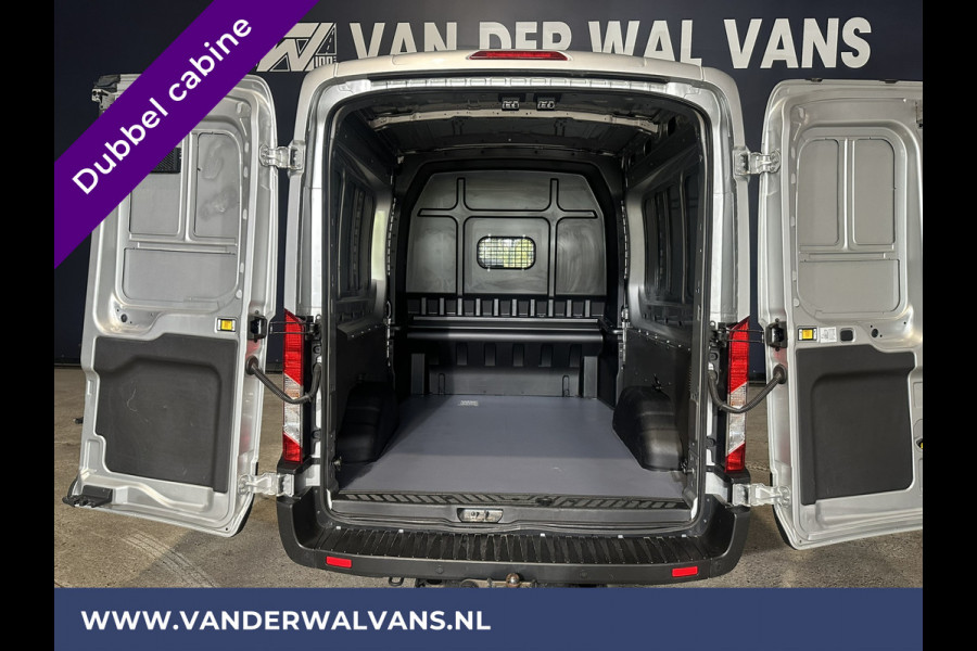 Ford Transit 2.0 TDCI 131pk L3H2 Dubbele Cabine Euro6 Airco | 6-Zits | LED | 2500kg Trekhaak | Cruisecontrol Verwarmde voorruit, Parkeersensoren