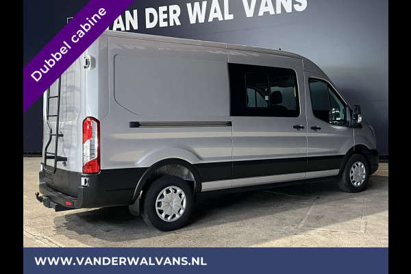 Ford Transit 2.0 TDCI 131pk L3H2 Dubbele Cabine Euro6 Airco | 6-Zits | LED | 2500kg Trekhaak | Cruisecontrol Verwarmde voorruit, Parkeersensoren