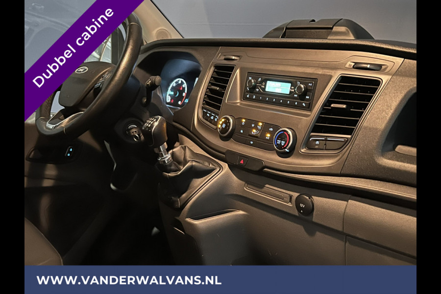 Ford Transit 2.0 TDCI 131pk L3H2 Dubbele Cabine Euro6 Airco | 6-Zits | LED | 2500kg Trekhaak | Cruisecontrol Verwarmde voorruit, Parkeersensoren