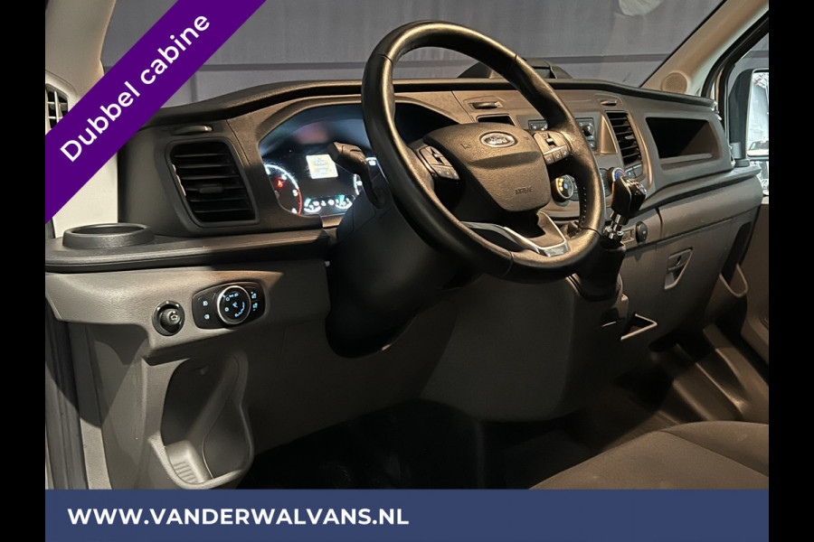 Ford Transit 2.0 TDCI 131pk L3H2 Dubbele Cabine Euro6 Airco | 6-Zits | LED | 2500kg Trekhaak | Cruisecontrol Verwarmde voorruit, Parkeersensoren