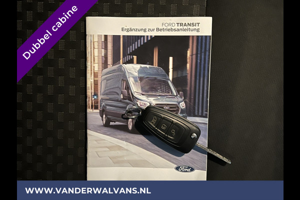 Ford Transit 2.0 TDCI 131pk L3H2 Dubbele Cabine Euro6 Airco | 6-Zits | LED | 2500kg Trekhaak | Cruisecontrol Verwarmde voorruit, Parkeersensoren