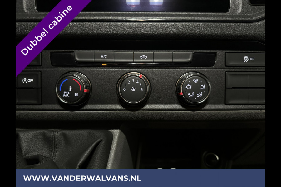 Volkswagen Crafter 2.0 TDI 140 pk Pick up Open laadbak Dubbele Cabine Euro6 Airco | 7-Zits | Navigatie | 2800kg Trekhaak Apple Carplay, Android Auto, Cruisecontrol, Chauffeursstoel