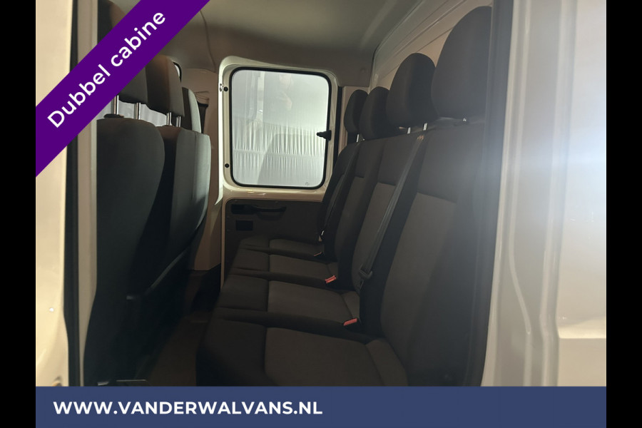 Volkswagen Crafter 2.0 TDI 140 pk Pick up Open laadbak Dubbele Cabine Euro6 Airco | 7-Zits | Navigatie | 2800kg Trekhaak Apple Carplay, Android Auto, Cruisecontrol, Chauffeursstoel