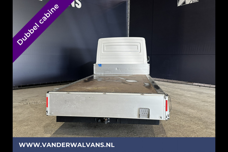 Volkswagen Crafter 2.0 TDI 140 pk Pick up Open laadbak Dubbele Cabine Euro6 Airco | 7-Zits | Navigatie | 2800kg Trekhaak Apple Carplay, Android Auto, Cruisecontrol, Chauffeursstoel