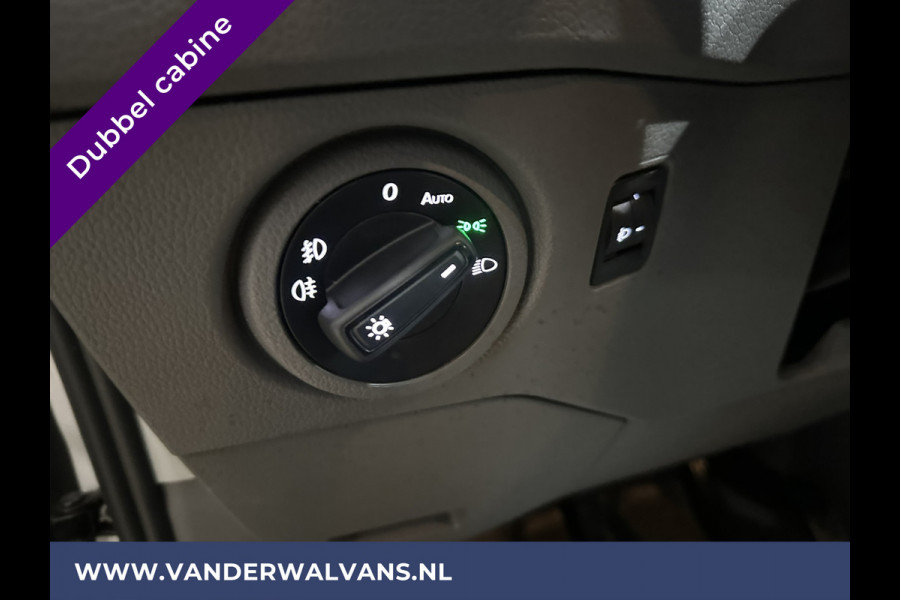 Volkswagen Crafter 2.0 TDI 140 pk Pick up Open laadbak Dubbele Cabine Euro6 Airco | 7-Zits | Navigatie | 2800kg Trekhaak Apple Carplay, Android Auto, Cruisecontrol, Chauffeursstoel