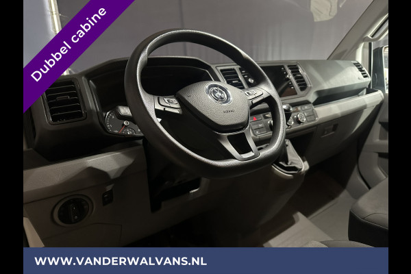 Volkswagen Crafter 2.0 TDI 140 pk Pick up Open laadbak Dubbele Cabine Euro6 Airco | 7-Zits | Navigatie | 2800kg Trekhaak Apple Carplay, Android Auto, Cruisecontrol, Chauffeursstoel