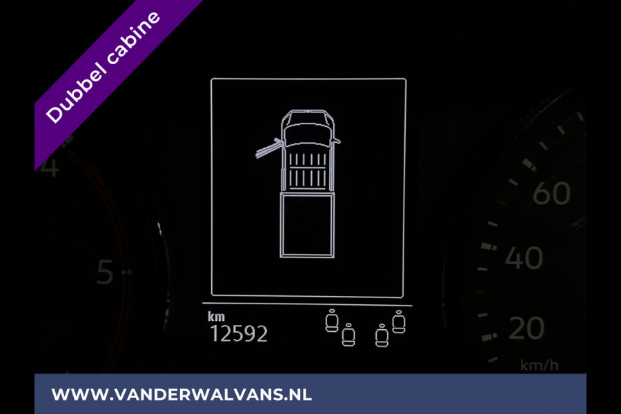 Volkswagen Crafter 2.0 TDI 140 pk Pick up Open laadbak Dubbele Cabine Euro6 Airco | 7-Zits | Navigatie | 2800kg Trekhaak Apple Carplay, Android Auto, Cruisecontrol, Chauffeursstoel