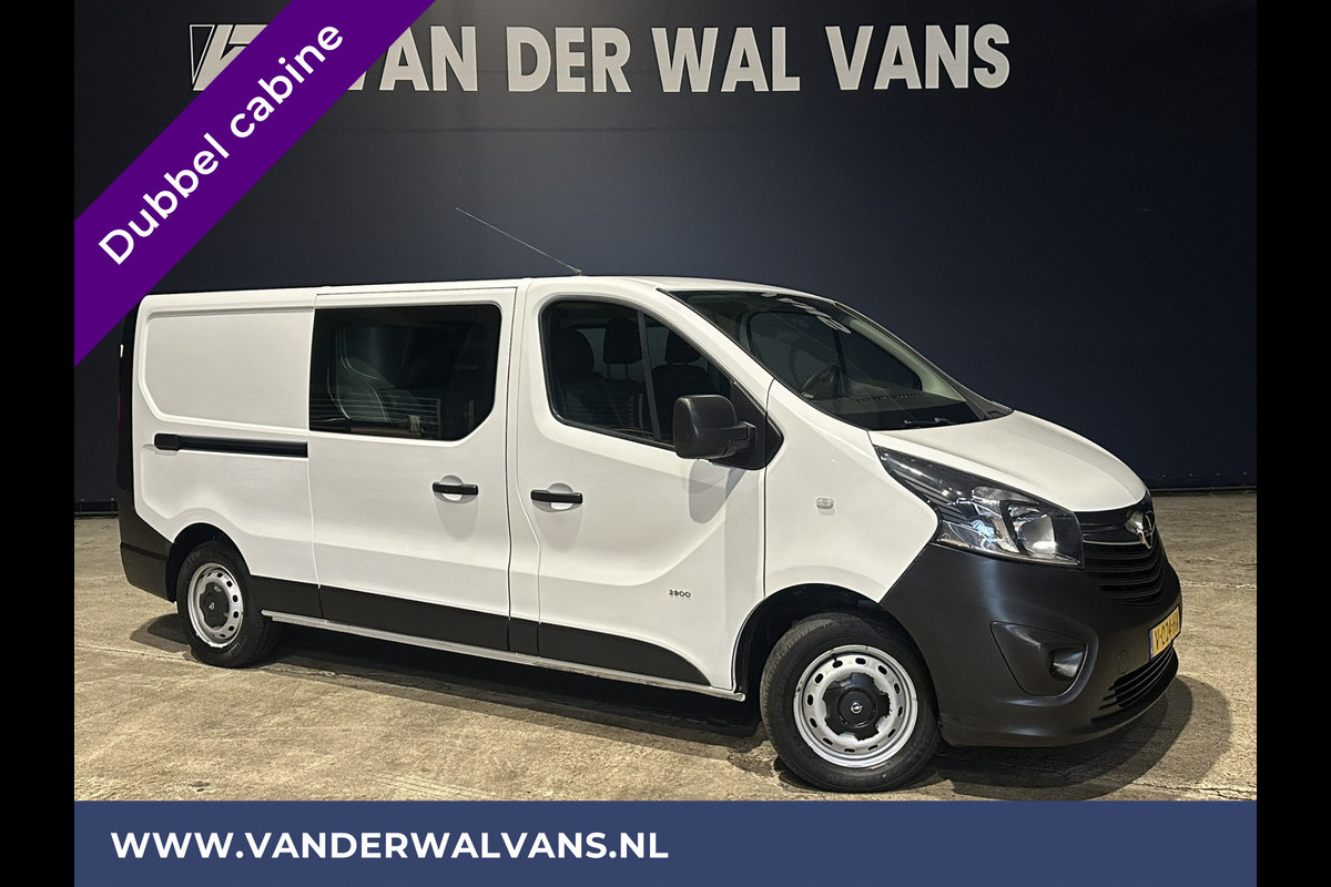 Opel Vivaro 1.6 CDTI L2H1 Dubbele Cabine Euro6 Airco | 6-Zits | Camera | LED Cruisecontrol Opel Vivaro 1.6 CDTI L2H1 Dubbele Cabine Euro6 Airco | 6-Zits | Camera | LED Cruisecontrol