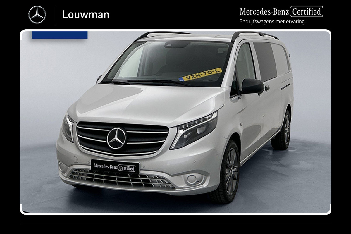 Mercedes-Benz Vito 114 CDI Extra Lang Dubbele Cabine XL 24 Maanden Certified Garantie LED Trekhaak Apple Carplay/Android Auto Achteruitrijcamera Cr Mercedes-Benz Vito 114 CDI Extra Lang Dubbele Cabine XL 24 Maanden Certified Garantie LED Trekhaak Apple Carplay/Android Auto Achteruitrijcamera Cr