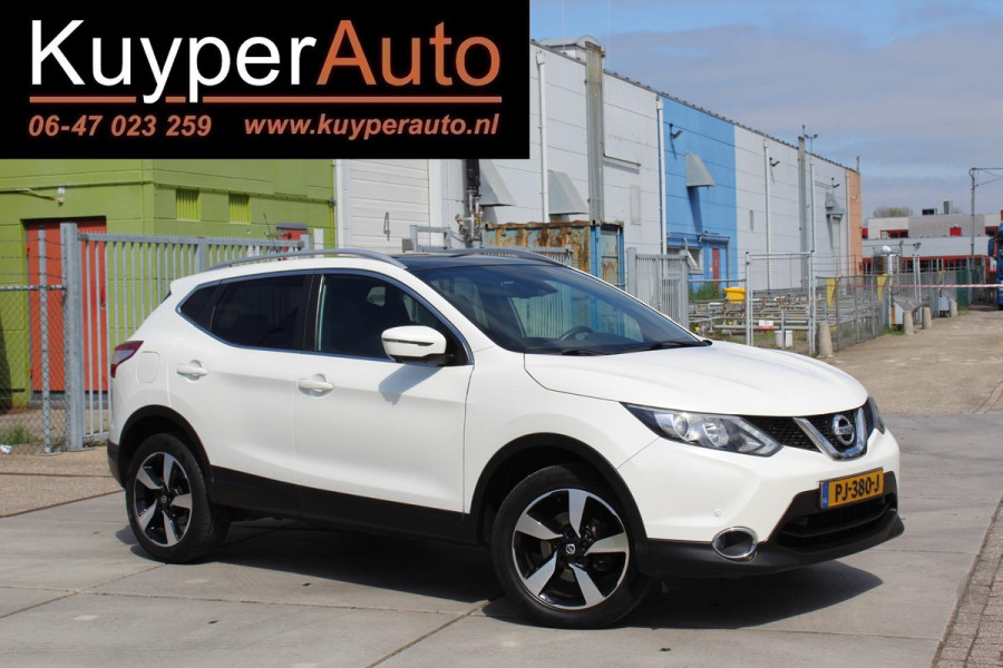 Nissan QASHQAI 1.6 N-Vision 1e eig PANO CAMERA´´S MEDIA NAVI CLIMA ALCANTARA -LEDER TREKHAAK